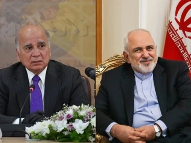 جواد ظريف في العراق متحدثاً عن حسن الجوار وعدم التدخل ودور العراق بملفات هامة