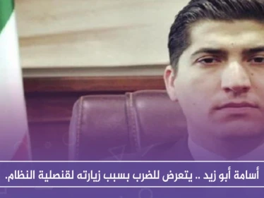 أسامة أبو زيد .. يتعرض للضرب بسبب زيارته لقنصلية النظام.
