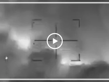 بالفيديو|| هكذا دمرت الطائرات الأمريكية مواقع "حزب الله العراقي".. وأوقعت عشرات القتلى بصفوفه!