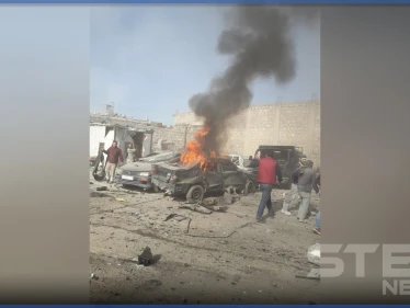 عاجل بالفيديو || قتلى وجرحى بانفجار هزّ مدينة الباب شرقي حلب