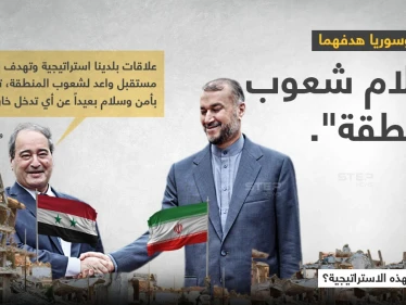 تصريح لوزير الخارجية السوري (فيصل المقداد) أثناء زيارته لإيران، حول "سلام وأمان شعوب المنطقة".