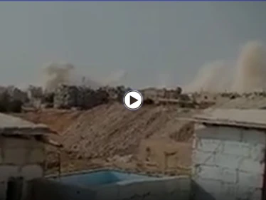 قوات النظام السوري تقصف بعشرات الصواريخ أحياء درعا البلد