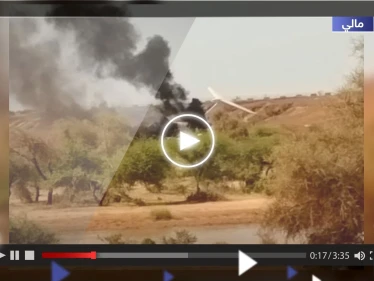 فيديو يوثق اللحظات الأولى لتحطم طائرة عسكرية في مالي.. و"فاغنر" تعلق على الحادث