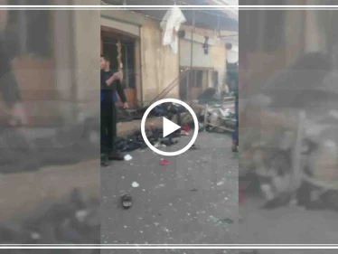 بالفيديو|| مشاهد دامية من القصف الجوّي على معرة النعمان