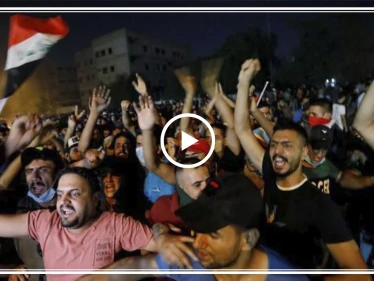 فيديو.. قائد شرطة البصرة في العراق يحرض عناصره على المتظاهرين