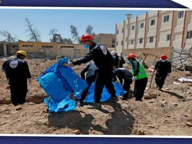 النظام السوري ينقل جثث قتلى قواته على يدّ "داعش" من مقبرة جماعية بدير الزور