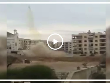 بالفيديو|| الراجمات تطلق نيرانها من بين الأبنية السكنية بحلب.. وسكان المدينة باتوا دروعًا بشرية
