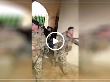 بالفيديو || قبيل الاستشارات النيابية .. القوى الأمنية تعتدي على المتظاهرين في بيروت لإبعادهم عن مجلس النواب