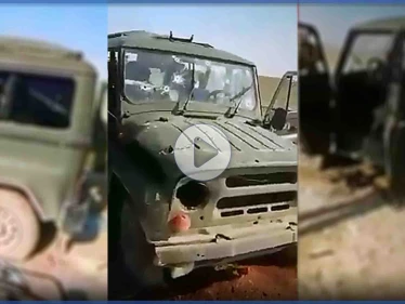 بالفيديو||"حُرِقَ من عليها".. عنصر من قوات النظام السوري يوثّق لحظة وقوع آلية عسكرية بكمينٍ لـ"داعش"