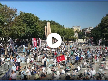 بالفيديو|| شعائر أول صلاة جمعة في آيا صوفيا عقب قرار تحويلها لمسجد