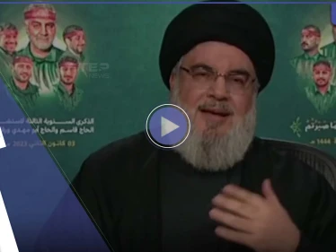 بعد أنباء عن تدهور صحته.. ماذا قال زعيم ميليشيا حزب الله اللبناني بأوّل ظهورٍ له؟ (فيديو)