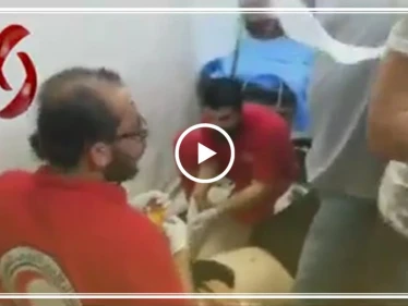 ضحايا القصف الإسرائيلي من داخل إحدى مستشفيات دمشق (فيديو)