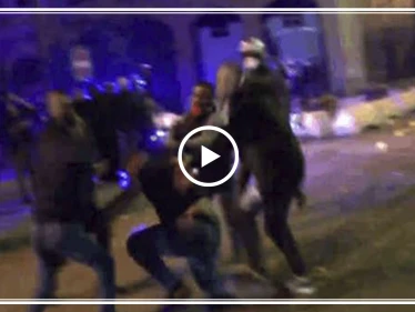 شاهد بالفيديو || لبناني ينادي "الله والرئيس بري" ليتعرض لصفعة على الهواء مباشرة