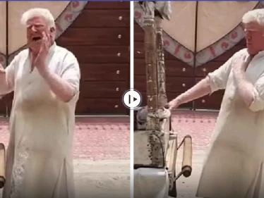 بالفيديو|| يبيع المثلجات ويغني.. شبيه ترامب الجديد يظهر في باكستان ويشغل مواقع التواصل