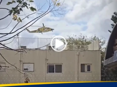 قتيل و9 جرحى بهجوم صاروخي على إسرائيل قرب الحدود اللبنانية ومشاهد لإخلاء الجرحى