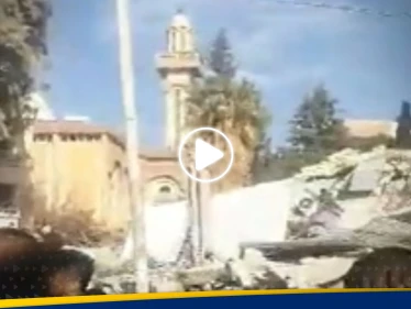 شاهد|| غارة إسرائيلية تستهدف منزلاً وسط دمشق.. وأنباء عن وقوع عشرات الضحايا