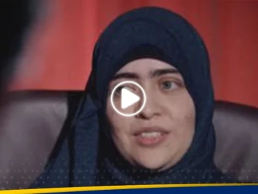 زوجة البغدادي الثالثة تكشف اسم الشخص الوحيد الذي زاره بالمنزل (فيديو)