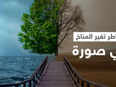 شاهد || مسؤول يبتكر طريقة لافتة لإيصال معاناة دولته من تغير المناخ