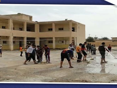 مدرسة إبتدائية بحلب تجبر الطلاب على تنظيف المدرسة، ومن يرفض مصيره الفصل!!