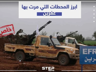 أبرز المحطات التي مرت بها عفرين خلال سنين الثورة السورية