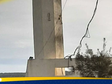 شاهد|| قصف إسرائيلي يستهدف مسجدا في بلدة العباسية جنوبي لبنان