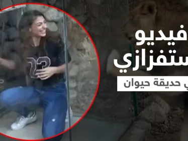 مشهد استفزازي لفتاتين مع أسد داخل حديقة حيوان في لبنان يثير جدلاً واسعاً (فيديو)