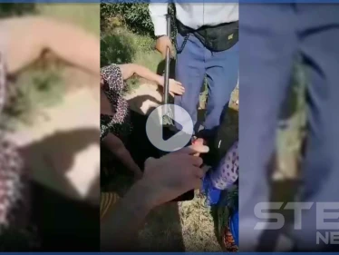 بالفيديو|| امرأة إيرانية مخضبة بدمائها بعد الاعتداء عليها من عائلة مسؤول إيراني حملت منه