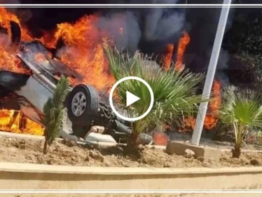 شاهد بالفيديو: اللحظات الأولى للانفجار الذي استهدف قيادات قسد في القامشلي