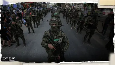 شاهد|| ظهور عسكري مشترك لكتائب القسام وسرايا القدس خلال تسليم رهائن في غزة