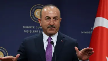 أوغلو في مؤتمر صحفي: الحرس الثوري الإيراني ليس إرهابياً!!