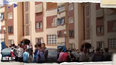 بالفيديو|| حدث مفزع ومخيف في مبنى بالجزائر وهروب السكان المرعوبين