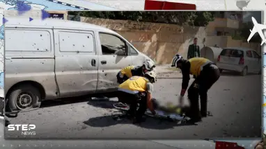 شاهد|| قتلى وجرحى بقصف لقوات النظام السوري على مدينة إدلب السورية