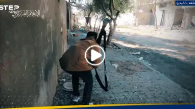 شاهد|| مقاتل من القسام يثأر لعائلته بكمين لقوة إسرائيلية في مخيم البريج وسط غزة