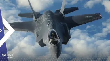 شاهد|| مقاتلة حربية إسرائيلية تعترض "جسماً غامضاً" فوق البحر الأحمر بعد الضربة المصرية