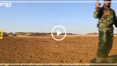 شاهد بالفيديو|| حركات بهلوانية لـ القائد "أبو عمشة"، ماذا لو أخطأ!؟