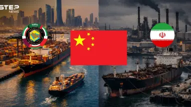 كم تبلغ تجارة الخليج مع الصين مقارنة بإيران؟