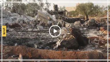 موقع العملية الأمريكية التي استهدفت زعيم تنظيم داعش أبو بكر البغدادي