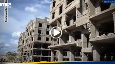 شاهد|| لقطات تُظهر تدمير أبراج مصرية قبل افتتاحها في غزة