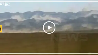 بالفيديو || مشاهد مخيفة لانهيار أجزاء من جبال جنوب إيران