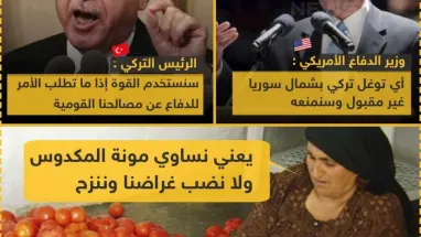 المكدوس بين التصريحات الأمريكية التركية