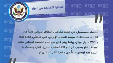 السفارة الأمريكية في العراق تهاجم النظام الإيراني ومرشده علي خامنئي