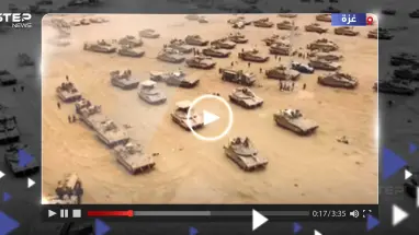 شاهد|| إسرائيل تعلن بدء الاجتياح البري لغزة