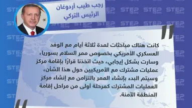 الرئيس التركي: المباحثات مع الأمريكيين كانت إيجابية.. وسيتم تنفيذ المرحلة الأولى من المنطقة الآمنة قريبًا