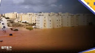 ليبيا.. مشاهد توثق اللحظات الأولى للسيول بعد انهيار السد وربع مدينة درنة يختفي