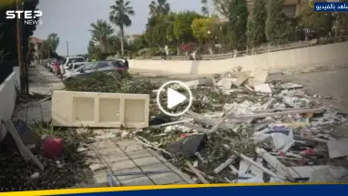 شاهد|| إعصار قمعي مدمر يجتاح مدينة قبرصية.. وأمطار غزيرة تخيف سكان الجزيرة