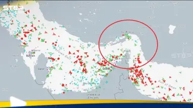 بالفيديو.. بيانات تكشف ما يحدث في مضيق هرمز بعد الحظر الإيراني