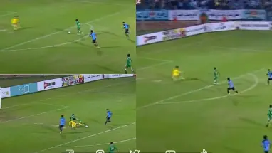 شاهد إنقاذ رائع لحارس غزل المحلة في الدوري المصري