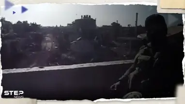 شاهد|| بكبسة زر.. جندي إسرائيلي يفجّر حيّاً بغزة ويصيح بجملة "مستفزة"