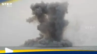 انفجار قارب حوثي على بعد أميال من أسطول أمريكي بالبحر الأحمر