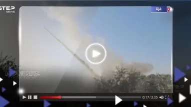 شاهد|| سرايا القدس تطلق رشقات صاروخية باتجاه إسرائيل والقوات المتوغلة في غزة